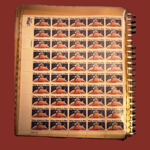 MNH 1978 Viking Mission to Mars 50 10c US Postage Stamp Sheet Scott #1759 - Picture 1 of 2